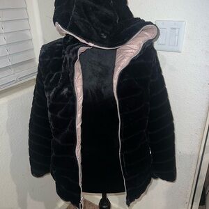 Florencia Black Quilted ‎ reversible Jacket